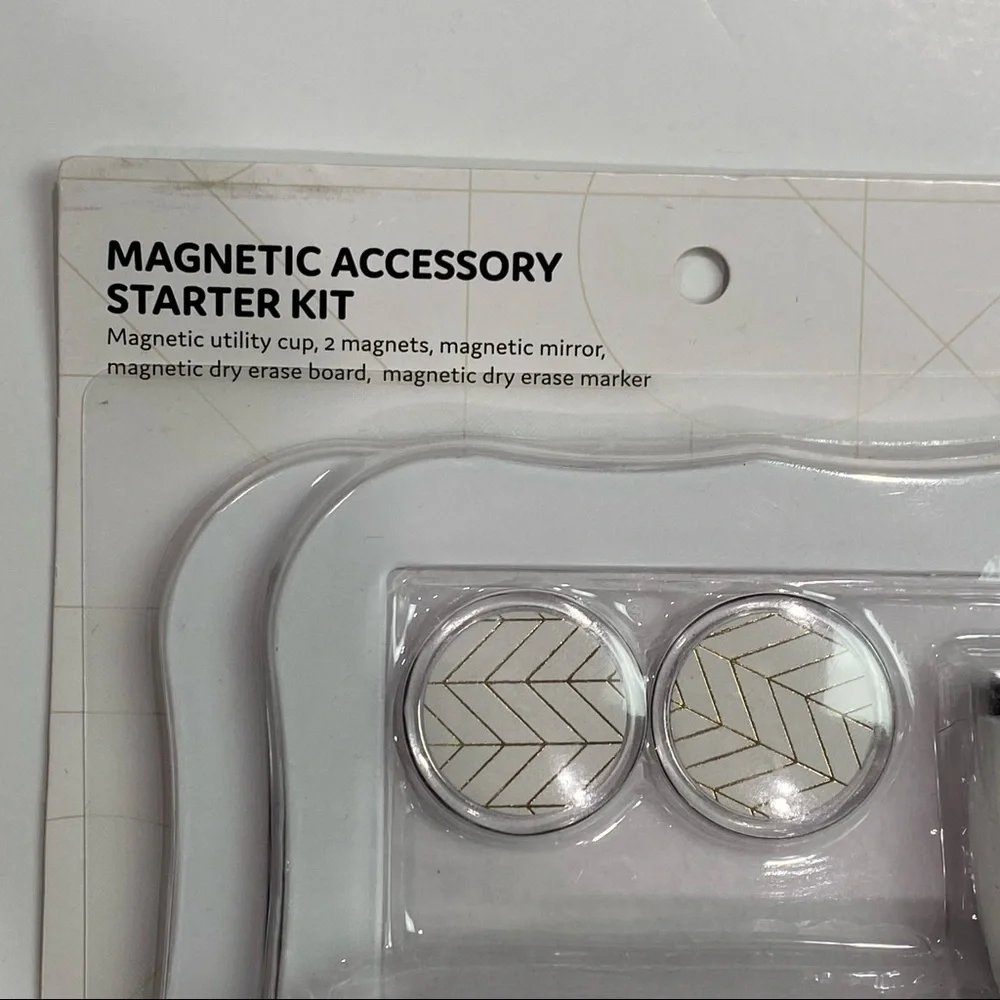 Magnetic Accessory Starter Kit for lockers in white New unopened unused